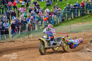 Willemsen/Bax pakken manchezege in GP zijspancross in Tsjechie