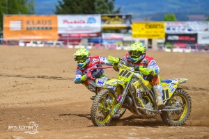 Willemsen/Bax pakken manchezege in GP zijspancross in Tsjechie